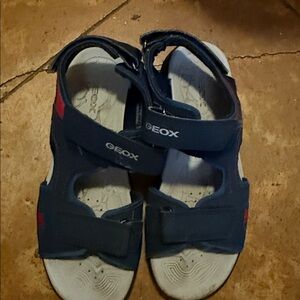 Geox Dark Blue and Red Sandals